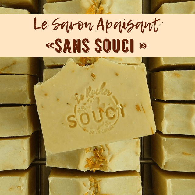 Savon à la Cire de nos abeilles et notre Calendula