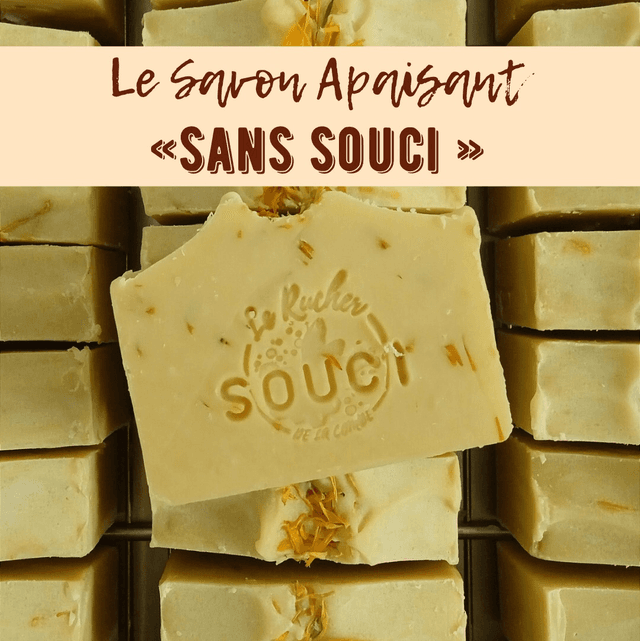 Savon à la Cire de nos abeilles et notre Calendula