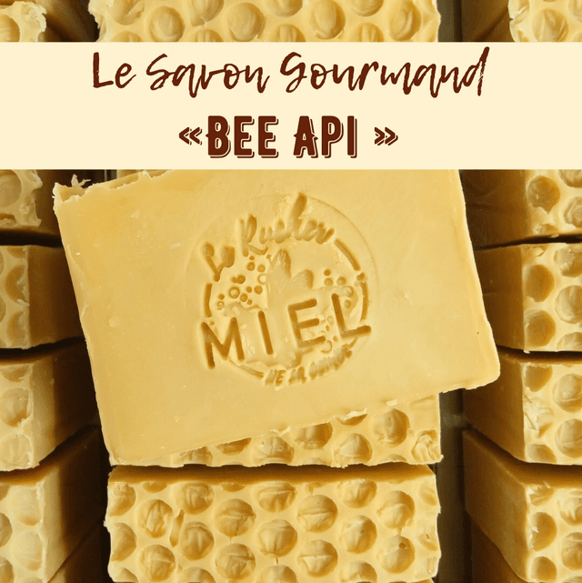 Savon à la Cire et au Miel de nos abeilles